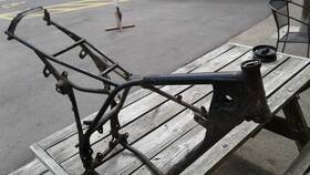 41100-41303-019 Suzuki 1978 Rm125 Factory Frame Assy Not Bent / Cracked Rare