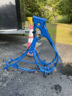 41102-01810-19f Suzuki 1987 87 Rm125 Rm 125 Main And Sub Frame 41102-01810-19f Suzuki 1987 87 Rm125 Rm 125 Main And Sub Frame