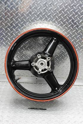 J17xmt4.50 Suzuki 7811688 1999 Sv650 Rear Wheel Rim Straight J17xmt4.50 Suzuki 7811688 1999 Sv650 Rear Wheel Rim Straight