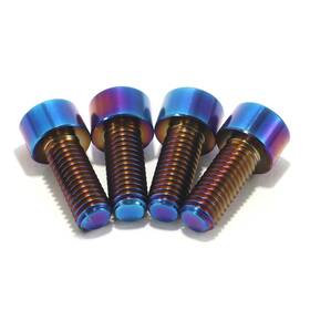 Zh-mx-000066-usa-efb01-1127 Tarazon 4pcs Titanium Bolts For Underbody Engine Guard Plate Sur Ron X Light Bee
