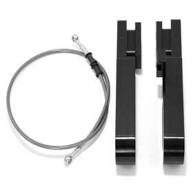 Zh-str-000008-bla Tarazon For Suzuki 6 Inch -9 Aluminum Swingarm Extensions Brake Line Gsx-r600 Gsx-r750 06-09