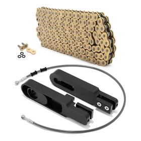 Zh-str-000033-bla-sm-0909 Tarazon 6 Inch -9 Swingarm Extension Chain Line For Kawasaki Ninja Zx6r Zx-6r Zx600p 07 08