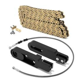 Zh-str-000035-bla-bk-0907 Tarazon Aluminum Swingarm Extension Chain Line For Kawasaki Zx 10r Ninja 04-05 08 09 10