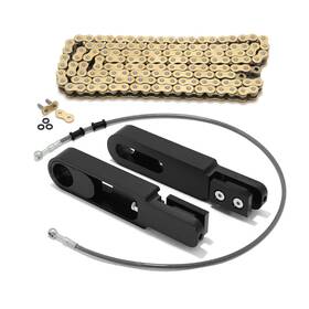 Zh-str-000044-bla-bk-0907 Tarazon R6 2006-2013 07 08 09 Aluminum Swingarm Extensions Chain Brake Line For Yamaha