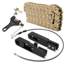 Zh-str-000047-bla-bk-0908 Tarazon Swing Arm Swingarm Extension Line Chain Remover For Yamaha 1000 R1 2007-2014
