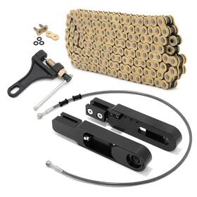 Zh-str-000054-bla-bk-0908 Tarazon Swing Arm Extension Line Chain Remover For Kawasaki Zx6r 09-24 10 12 14 15 16 17