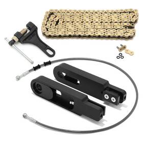 Zh-str-000057-bla-efb02-0909 Tarazon Swing Arm Swingarm Extension Line Chain Remover For Kawasaki Z 1000 Z1000 2007