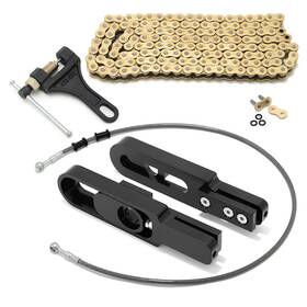Zh-str-000065-bla-bkes-0909 Tarazon Aluminum Swing Arm Swingarm Extension Line Chain Remover For Yamaha Yzf R1 98-03