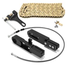 Zh-str-000070-bla-bkes-0909 Tarazon Aluminum Swingarm Extensions Line Chain Remover For Yamaha R6 Yzf-r6 2003-2005