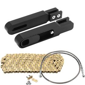 Zh-str-kt0002-bla Tarazon Swingarm Extension Brake Line Chain For Duke 200 2020-2022 390 2015-22