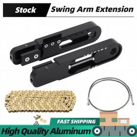 Zh-str-kt0008-bla Tarazon Swingarm Extension Brake Line Chain 690 Smc R 08-22 For Husqvarna 701 Supermoto