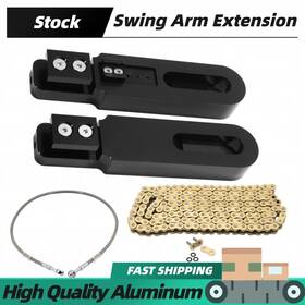 Zh-str-suz011-bla Tarazon For Suzuki Gsx1300r Hayabusa 08-21 6 Inch -9 Swingarm Extensions Chain Brake Line Set