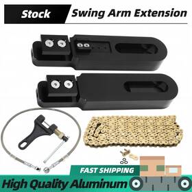 Zh-str-suz012-bla Tarazon Swingarm Extensions Brake Line Chain Remover For Suzuki Gsx1300r Hayabusa 08-21