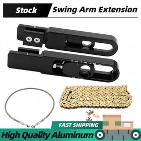 Zh-str-suz014-bla Tarazon For Suzuki Gsx1300r Hayabusa 99-07 4.5 Inch -9 Swingarm Extension Brake Line Chain
