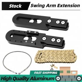 Zh-str-yam005-bla Tarazon For Yamaha R1 1998-2003 2000 4.5 Inch -9 Swingarm Extension 36 Brake Line Chain
