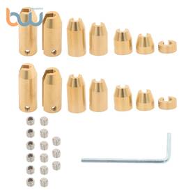 Bw1164016th Tinvhy Universal Motorcycle Reusable 14 Pack Brass Wheel Spoke Balance Weights Refill
