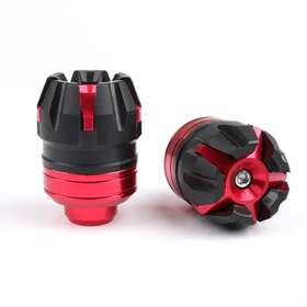 Fs-115-red Topteng Cnc Axle Protector Bb Crash Red Wheel Fork Anti Slider Motocycle Universal Front