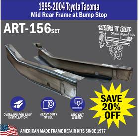 Art-156-s Toyota Tacoma Mid Rear Frame At Bump Stop 1995 2004 Set