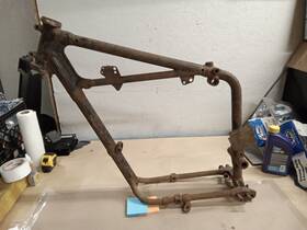 T100c-53451 Triumph 1971 T100c Frame T100c-53451 Triumph 1971 T100c Frame