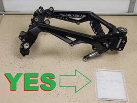 T2074936 Triumph 2025 Main Frame Straight Chassis Good 2 Go 23-25 Street Triple 765 Rs