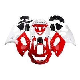 Fs-314-y0677 Tuesday 04 #tus Injection Abs Red White Fairings Kit For Yamaha Yzf600r 1996 - 2007 Bodywork