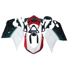 Fw1098-2007-51 Tuesday #tus Fairings Kit For Ducati 2007-2012 1098/1198/848 Bodywork White Green Black