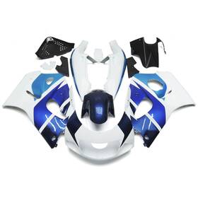 Fwgsxr600-1996-14 Tuesday #tus4.10 White Blue Injection Fairing Kit For Suzuki Gsxr600 750 1996 -1999 Abs Body