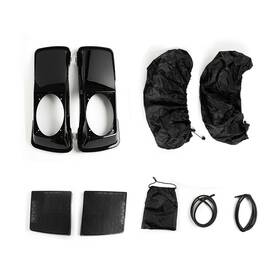 Yx13-wz13-wb13 Tuesday #tues 6x9ftft Black Saddlebag Lid Speakers Grill For Harley Street Glide 1996 - 2013