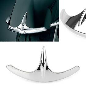 Twoagain 550717944130 Chrome Fairing Front Fender Tip Fit Honda Goldwing Gl1800 2001-2017 2002 2003 16