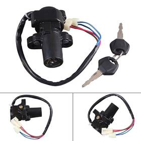 Twoagain 550724601224 Ignition Switch Lock Key Kit For Yamaha 2006-2011 Yzf R6 Motorcycle Black Us