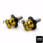 Usmt221-015-m10-yellow Httmt Cnc Swingarm Spools Sliders For Kawasaki Ninja 769526834390