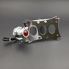 Usmt408-p-cd 408-l-cd Httmt Chrome Side Mount License Plate Bracket Tail 630937490607