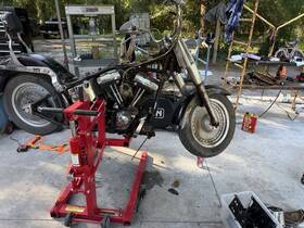 51-1005 V-twin Harley Davidson 87-99 Softail Frame Fxst Flst Custom Heritage Bad Boy Fatboy