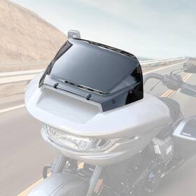 Vst-010103-067 Veisutor 10 Inch Windshield For Harley Road Glide Cvo 2024 Dark Tinted Wind Shield Smoke