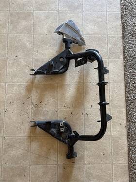 1016036-266 Victory Vision Lower Front Frame Crash Guard Rail Street Cruiser Touring Oem Blk
