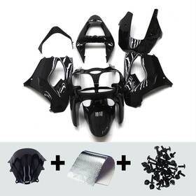 Wynmoto 670828659645 Black Plastic Fairings For Kawasaki Ninja Zx9r Zx-9r 2002 2003 02 03 Bodywork
