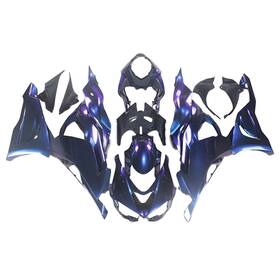 Fwzx6r-2024-11 Wynmoto Chameleon Blue Purple Fairings For Kawasaki Zx6r 2024 2025 24 Zx-6r Abs Bodywork