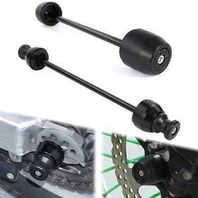 Rkhwafs97 Xitomer Afs98 Black Rear Front Axle Sliders Fit For Kawasaki Klx250 2010-2020 Klx300 2021-2024