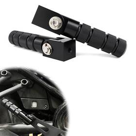Rkhwgyfp01bk Xitomer Aluminum Black Folding Support Footpeg Fit For Kawasaki Suzuki Honda Ducati