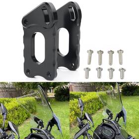 Wbk02-2 Xitomer Adjuster Windshield Risers Fit For Klr 650 Klr650 Adjustable Black Wbk02-2 Xitomer Adjuster Windshield Risers Fit For Klr 650 Klr650 Adjustable Black