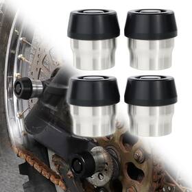Xiafs105-afs106 Xitomer Front Rear Axle Slider Crash Pads Fit For Kawasaki Z125 Pro Br125 2017-2024
