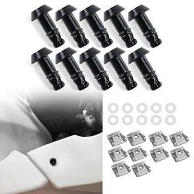 Xihwmx3001bk Xitomer 17mm Fairing Bolts Studs Universal Fit For Aprilia Yamaha R1/r6/gsxr Honda Bikes