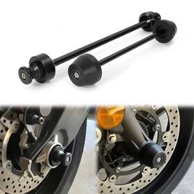 Xushwafs06sabzc01bk Xitomer Rear Front Axle Sliders Crash Fork Aftermarket Fit For Yamaha Mt-07 2014-2023