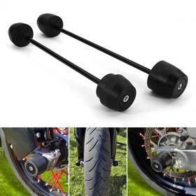 Xushwafs07afs08bk Xitomer Motorcycle Front Rear Fork Axle Sliders Protection Fit For Suzuki Dr-z4s/sm 2025