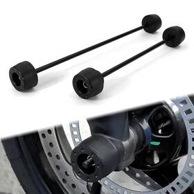 Xushwafs11afs12bk Xitomer Front Rear Axle Sliders Guard Aftermarket Fit For 21-22 Triumph Trident660 Black