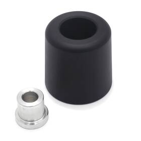 Us-mt129-001-bk9 Xt 1 Pc 10mm 50x50mm Frame Slider Crash Protector For Motorcycle Black Aftermarket