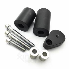 Us-mt219-033-bk9 Xt Black Frame Sliders Protector For 2007 2008 Kawasaki Ninja Zx-6r Zx6r Zx600p