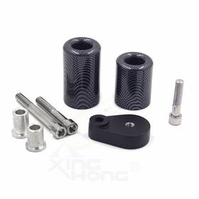 Us-mt219-033-cn9 Xt No Cut Frame Sliders Protector For 2007 2008 Kawasaki Ninja Zx-6r Zx6r Carbon