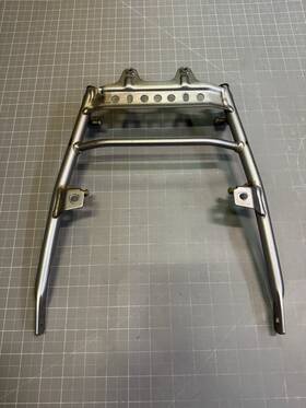 2jx-21190-00-p1 Yamaha 2013 Tw200 Oem Rear Subframe Seat Rail Frame Section B9