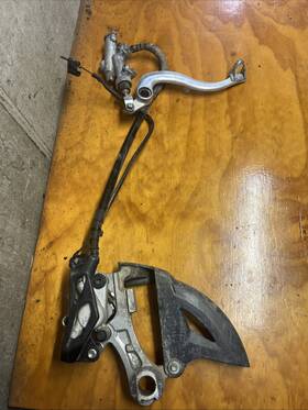 33d-2583v-00-00 Yamaha 2015-2020 Yz250fx Rear Brakes Brake Caliper Master Cylinder Complete Oem